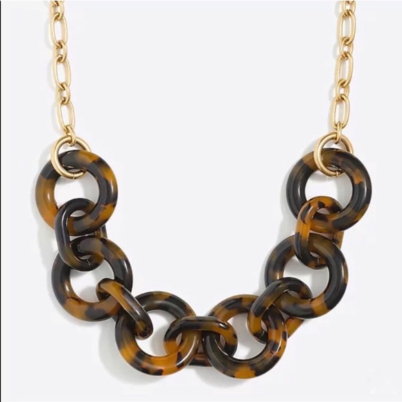 J. Crew Factory Jewelry - J. Crew Tortoise Link Necklace